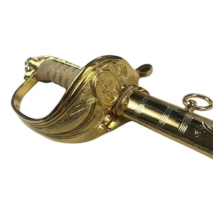 British Royal Navy Officers Sword and Scabbard by Regal Swords England