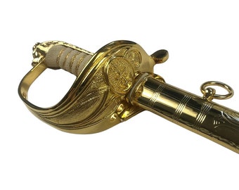 British Royal Navy Officers Sword and Scabbard by Regal Swords England