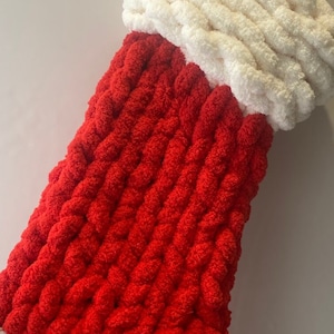Christmas handmade crochet stocking