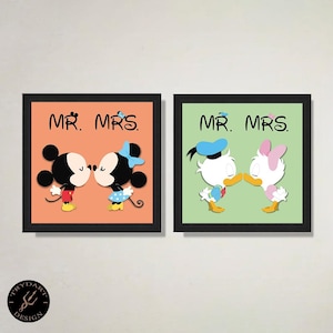 Mr. & Mrs. - Quadretto papercut, Quadretto 3D, Quadretto Love, Quadretto Bacio, Regalo per san valentino, anniversario, fidanzamento