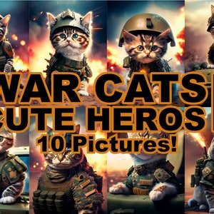 War Cats Digital Art