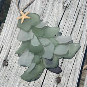 Sea Glass Tree Ornament
