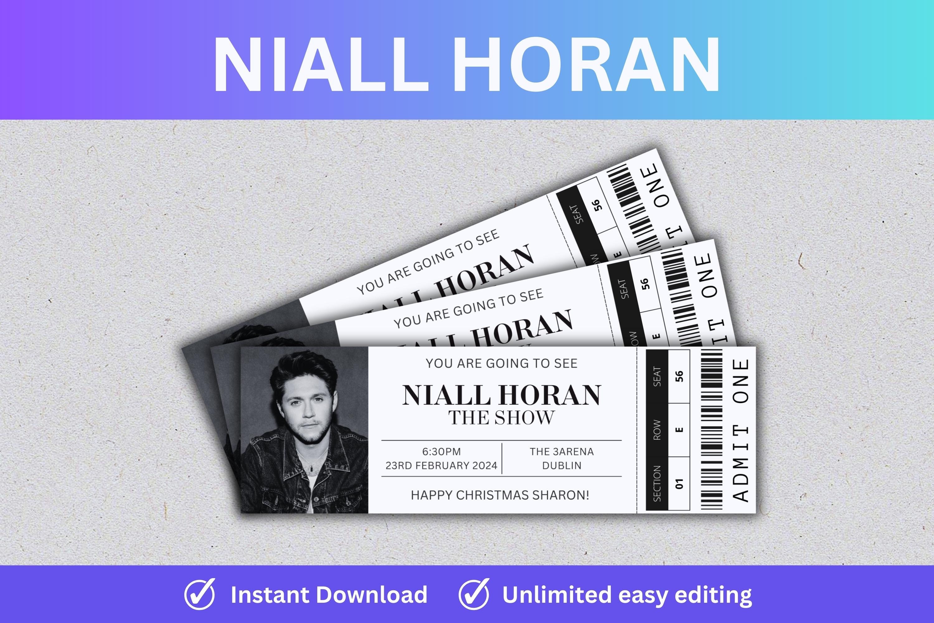 Niall horan tickets discount