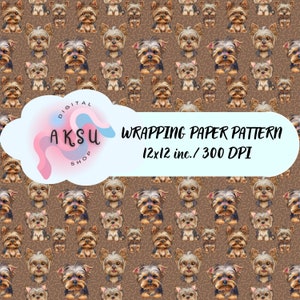 Seamless Dogs Pattern, Dogs Digital Paper, Funny Scrapbook Pattern, Commercial Use, Digital Background, INSTANT DOWNLOAD