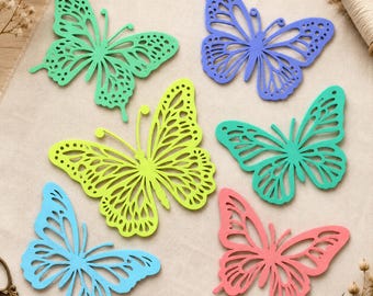 Butterfly SVG Bundle, Paper Decor, Felt Template, Cut Files, Cricut, Laser Cut, cnc