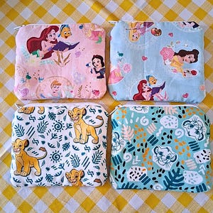 Gewatteerde portemonneetjes met Disney-thema