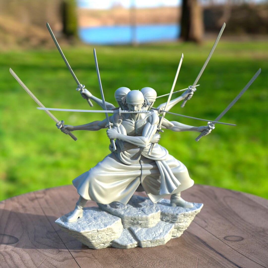 Zoro Ashura One Piece Figure - Etsy