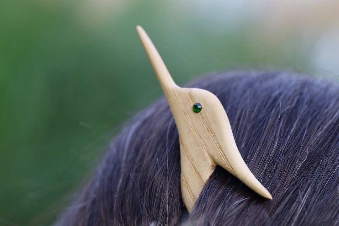 Handmade Tree Bun Buckle, Handmade Wooden Clip, Wooden Hair Accessory