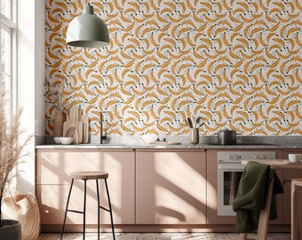 Boho Banana Wallpaper, Peel & Stick