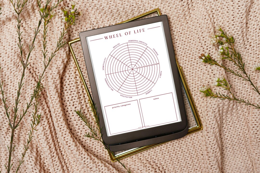 Wheel of Life Printable PDF | Life Assessment Worksheet | Personal ...