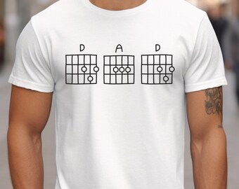 Dad Guitar Chord Shirt, Dad Guitar Shirt, Guitar Shirt, Music Shirt, Dad Gift, Gifts for Dad, Father's Day Gift