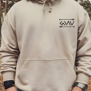 Christian Shirt, Embroidered God is Greater than the highs and the lows Sweatshirt, Christian Faith Jumper, Inspirational Religious Hoodie