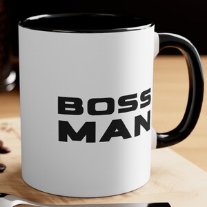 Boss Mug Boss Man Mug, Boss Coffee Cup, Boss Gift, Coworker Gift, Coworker Mug, Christmas Gift