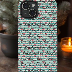 Love Hearts Phone Case - Stylish Protection for iPhone 15 14 13 12 11 Samsung Galaxy for Valentines Day Gift For Her