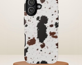 Cow Print Phone Case for iPhone Western Phone Cases for Samsung Cover for Google Accessory Country Girl Gifts for Her Cowgirl Gift for Women