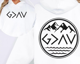 God is Greater Than the Highs and Lows Sweatshirt for Women Christian Hoodie Bible Verse Shirt Jesus Lover Gifts for Her Faith Based Apparel