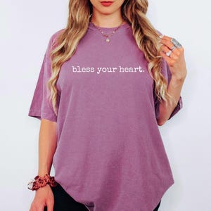 Funny Southern Shirt Bless Your Heart Tshirt for Women Gift for Mom Birthday Gifts from Daughter to Mother T Shirt Cowgirl Tee Country Girl Berry