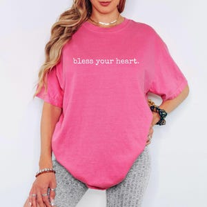 Funny Southern Shirt Bless Your Heart Tshirt for Women Gift for Mom Birthday Gifts from Daughter to Mother T Shirt Cowgirl Tee Country Girl Crunchberry