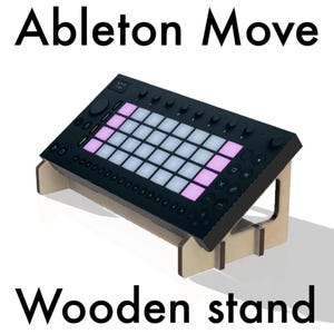 Personalized Ableton Move Synth Stand: MIDI Controller Rack for Music Production Studio Desk Setup