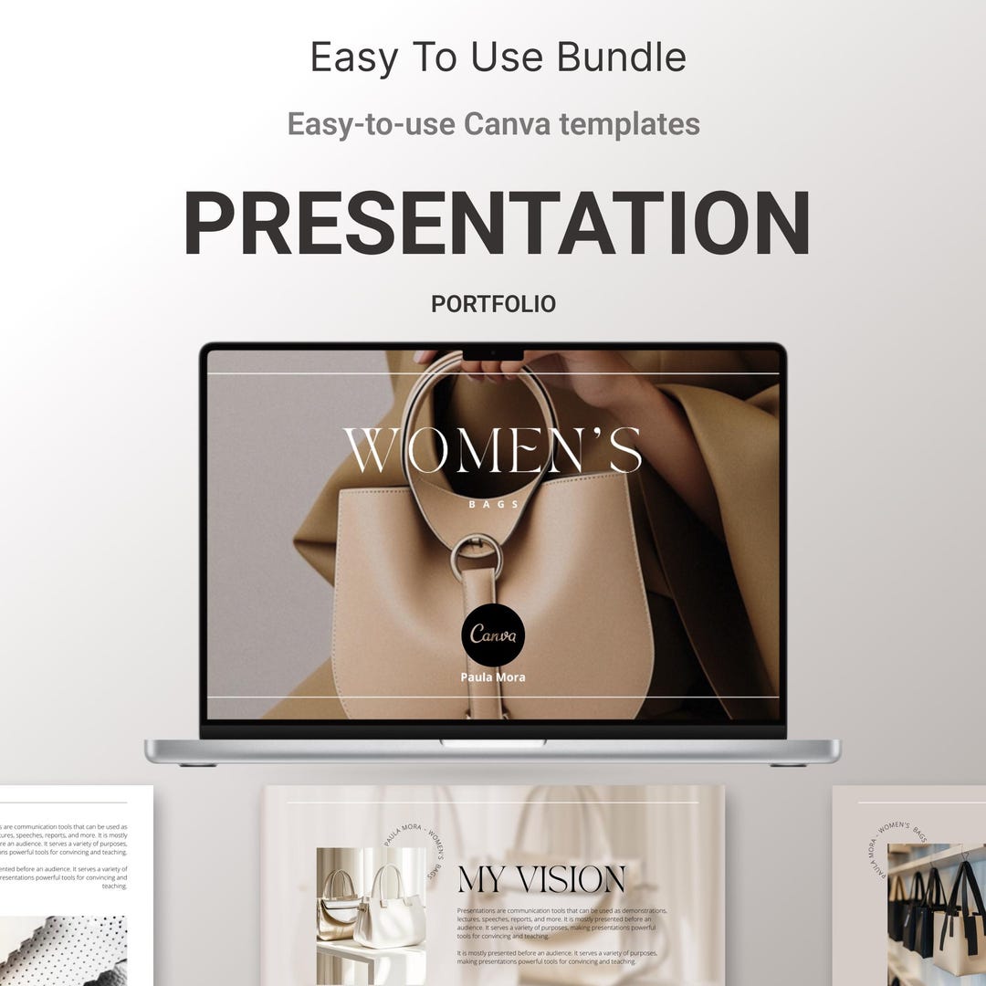 Minimalist Canva Presentation Template. Small Business Portfolio ...