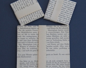 Craft paper from old books, origami, sustainable paper, upcycling, folding paper, material for folding