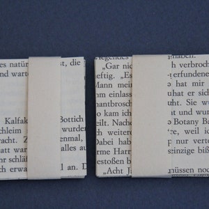 Bastelpapier aus alten Büchern, Origami, nachhaltiges Papier, Upcycling, Faltpapier, Material zum Falten Bild 4