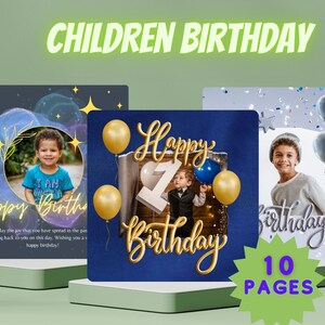 Linda tarjeta de cumpleaños de bebé, Primera celebración de cumpleaños, Diseño adorable, Recuerdos preciosos, Primer año del bebé, Celebra con amor