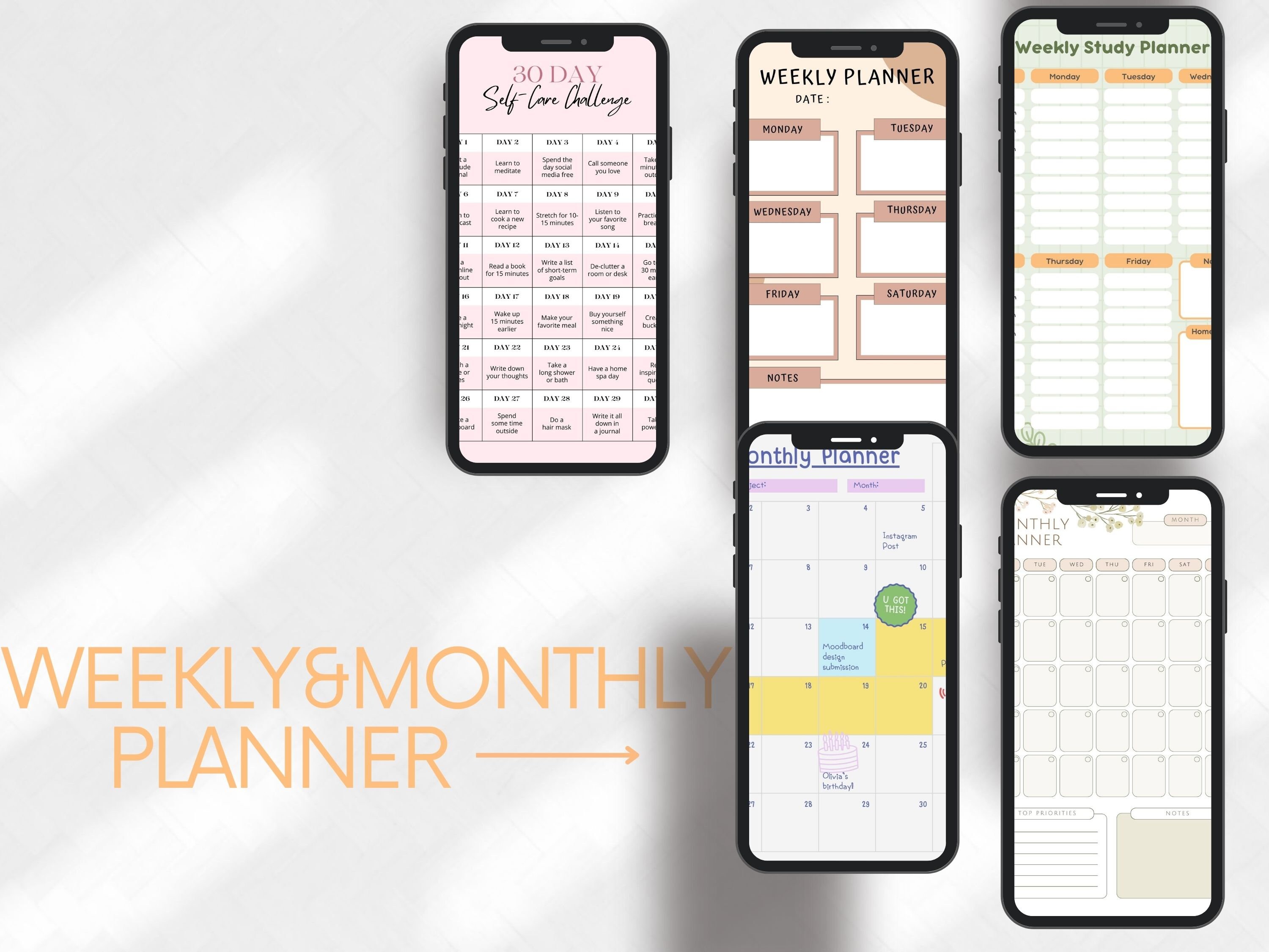 Daily Routines, Adorable Design, Weekly Organizer, Sweet Themes ...