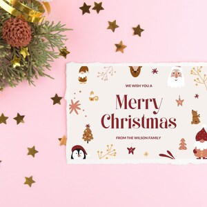 Groeten voor de feestdagen, seizoenswensen, kerstkaart, wenskaart, winterfeest, klassiek design, vrolijke boodschap, traditionele stijl.
