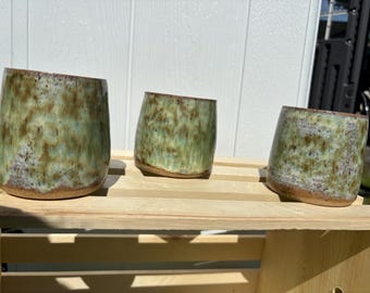 Mossy Green Cups