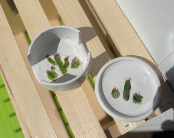 Cactus Sponge Holder and Spoon Rest