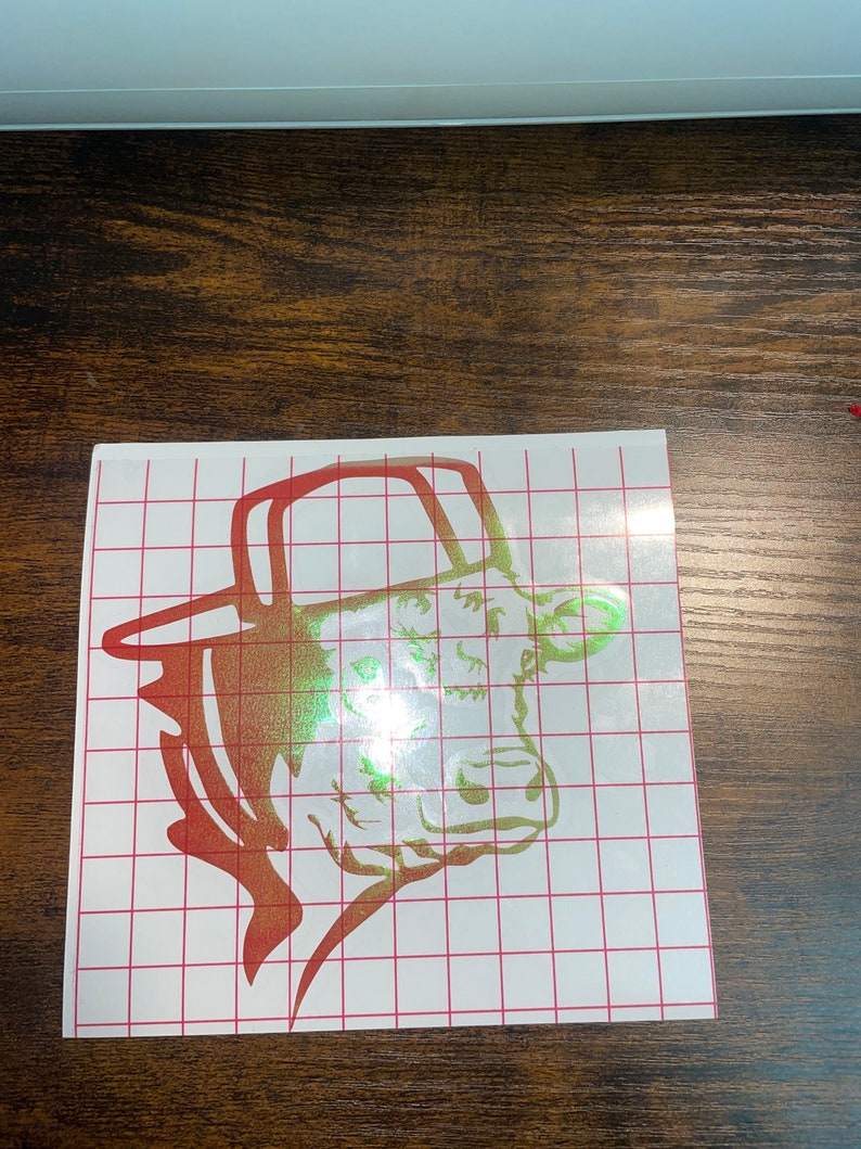 Cow With Backwards Hat Sticker - Etsy