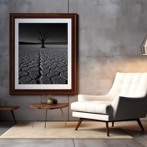 Descarga digital de arte mural africano / Impresión en blanco y negro / Fotografía africana / Impresión africana / Decoración del hogar / Fotografía / Afrikáans
