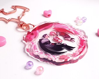 Charm Nimona and Ballister keychain