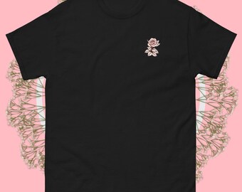 Men's Rose Printed T-Shirt