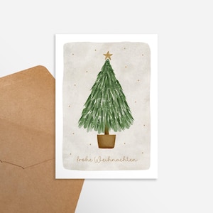 Tannenbaum Karte A6 | Weihnachten | Christmas | Winter | Geschenk | Grußkarte | Karte | Kunst
