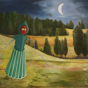Flatwoods Monster giclée fine art print