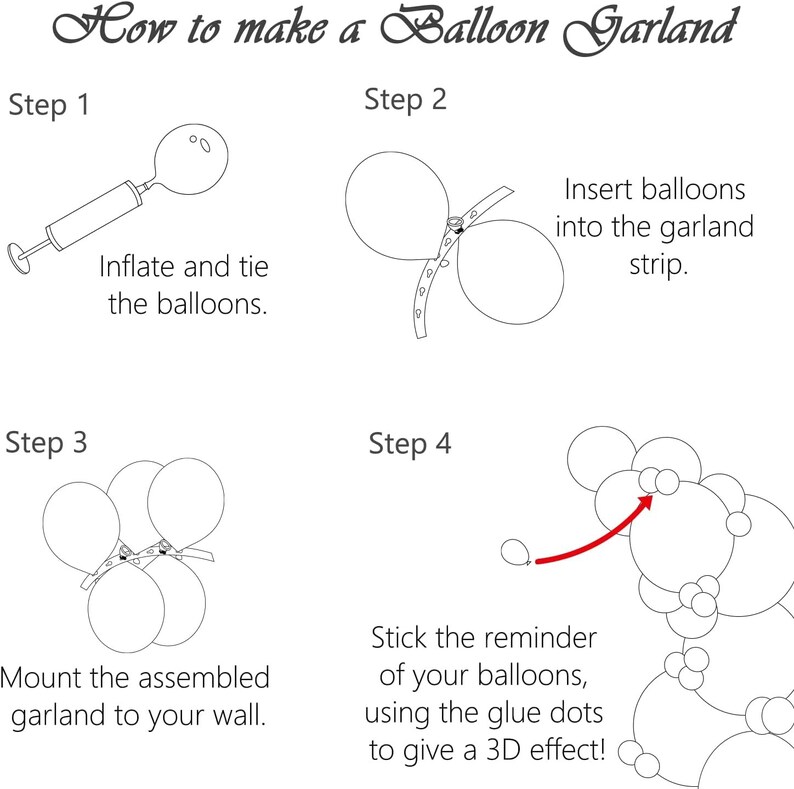 Baby Pink Baby Blue & Gold Balloon Garland Kit 127 Pcs Etsy