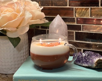 Cappuccino Decorative Scented Soy Candle