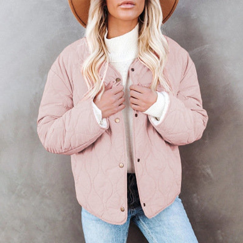 Cozy Elegance Reversible Jacket Pink