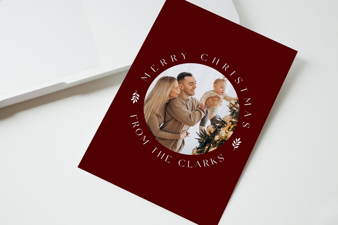 maroon-printable-christmas-card-template-photo-christmas-etsy