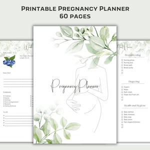 Printable Pregnancy Journal | Printable Pregnancy Planner | Pregnancy Diary