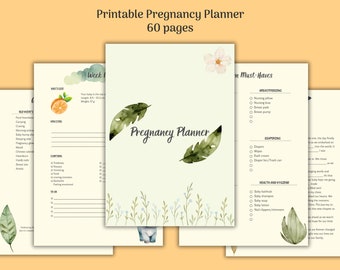 Printable Pregnancy Journal | Printable Pregnancy Planner | Pregnancy Diary