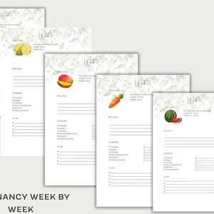 Printable Pregnancy Journal | Printable Pregnancy Planner | Pregnancy ...