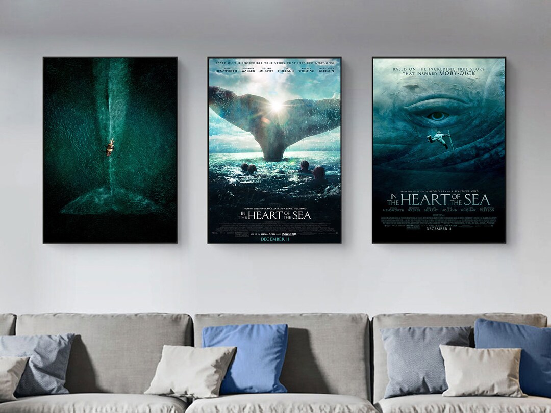 In the Heart of the Sea Movie Poster High Quality Decorative Canvas ...