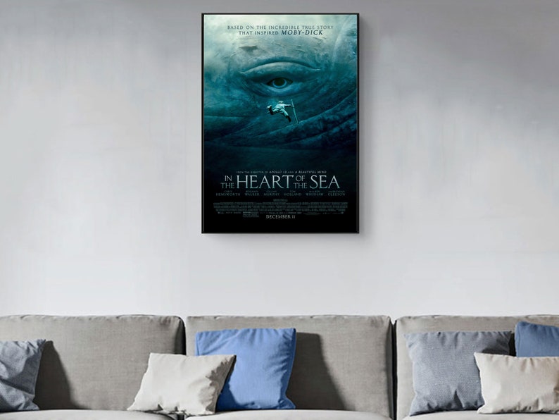 In the Heart of the Sea Movie Poster High Quality Decorative Canvas ...