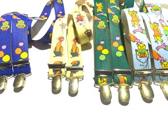 Children's suspenders 3 clip Y shape Bambini straps