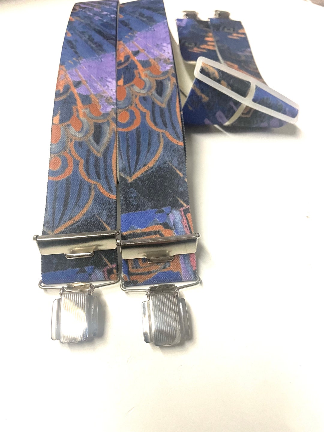 EDERER Hirsch Jäger Hosenträger 35mm Breite | Mit 4 Metallclips | Verstellbar 65-125cm