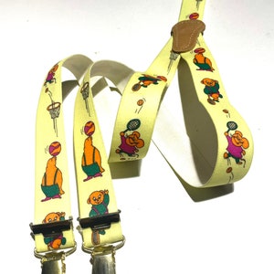 Children's suspenders 3 clip Y shape Bambini straps image 5