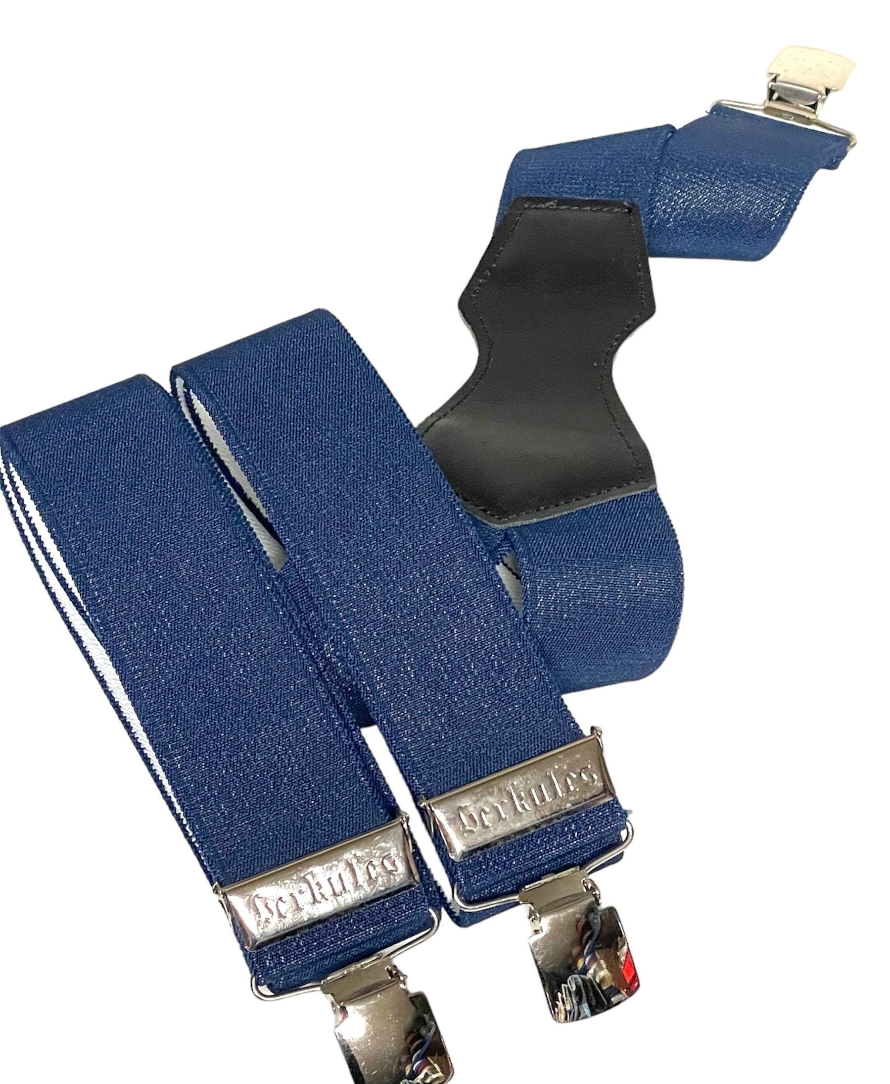 Olata Herren Hosenträger Y-Form - Heavy Duty Mit Edelweiß Muster 4cm